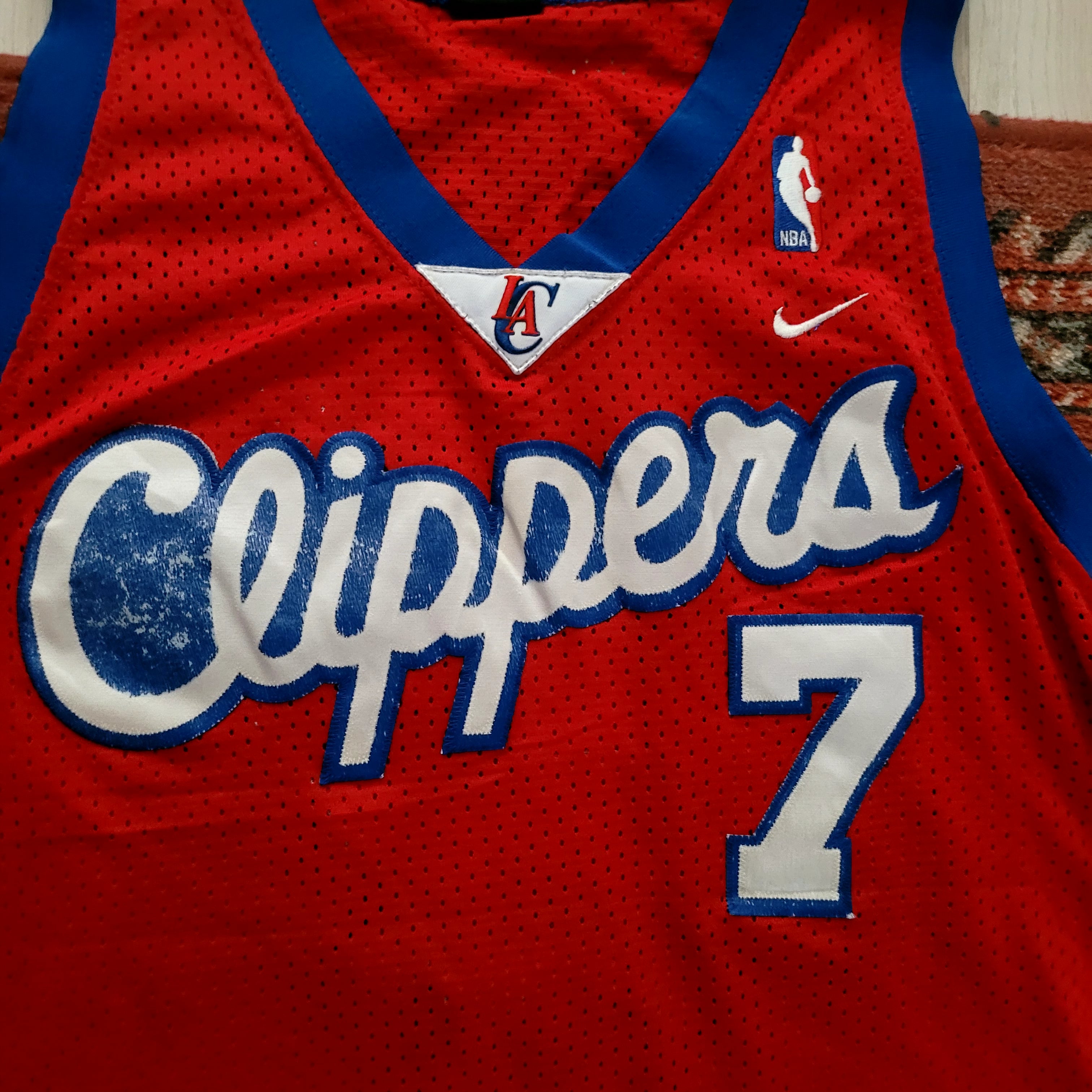 Vintage Los Angeles Clippers Lamar Odom #7 Jersey - Nike Team, XXL Size, Great Condition - USASTARFASHION