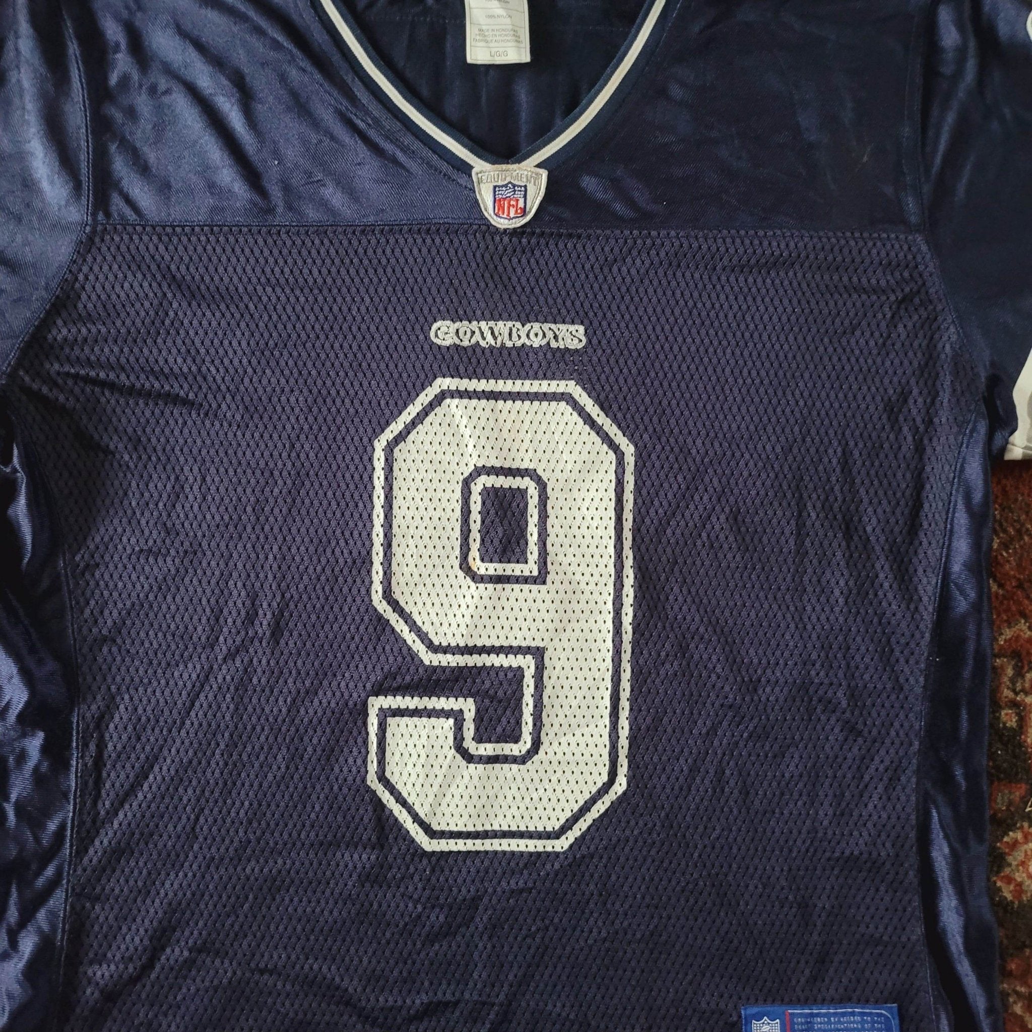 Reebok Dallas Cowboys Tony Romo Jersey (Youth Size L, Grade A) - USASTARFASHION