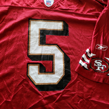 Reebok San Francisco 49ers Jeff Garcia #5 Jersey - Size XL - USASTARFASHION