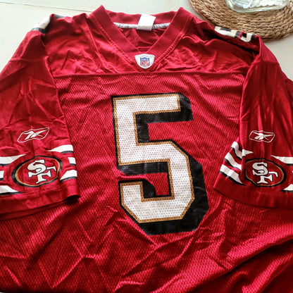 Reebok San Francisco 49ers Jeff Garcia #5 Jersey - Size XL - USASTARFASHION