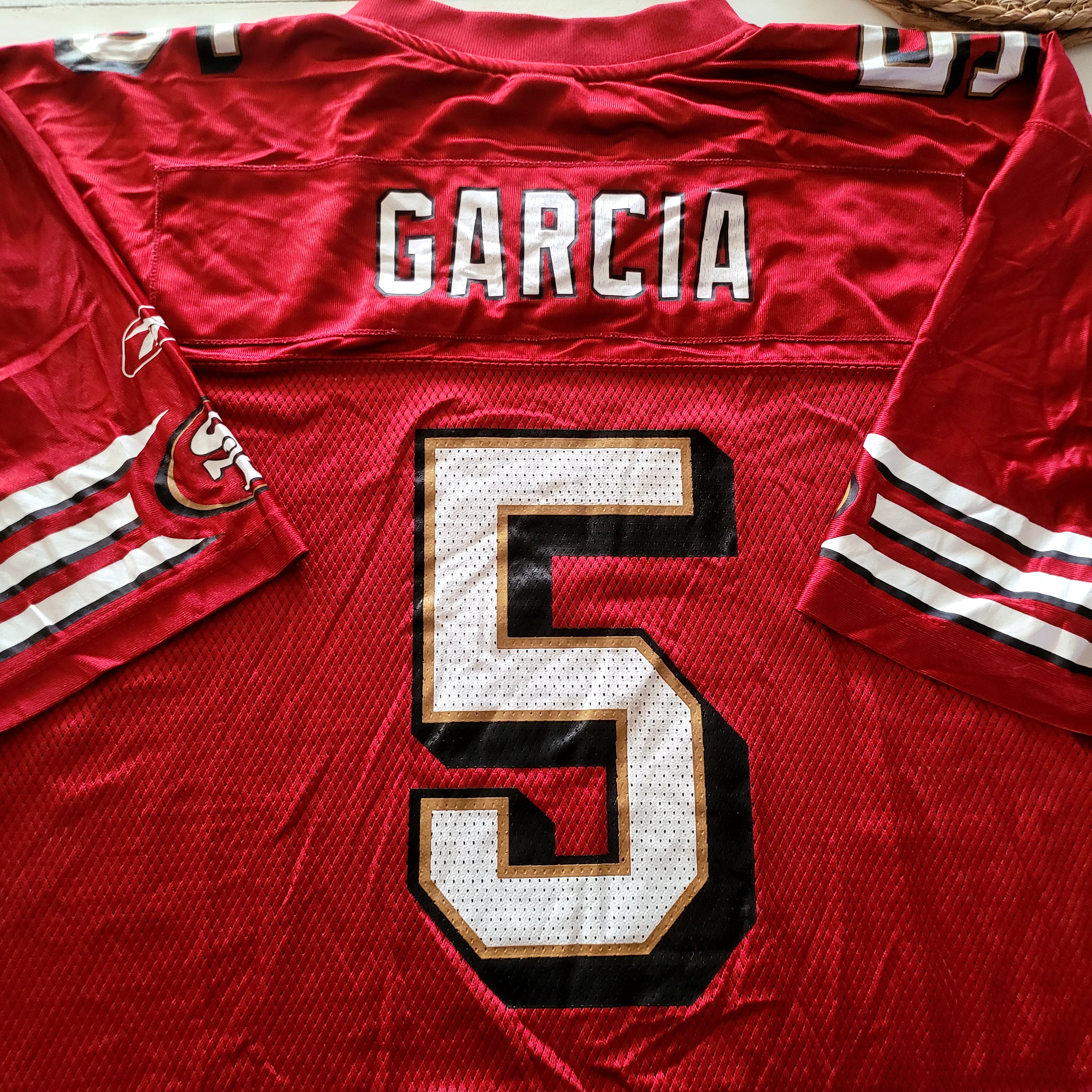 Reebok San Francisco 49ers Jeff Garcia #5 Jersey - Size XL - USASTARFASHION