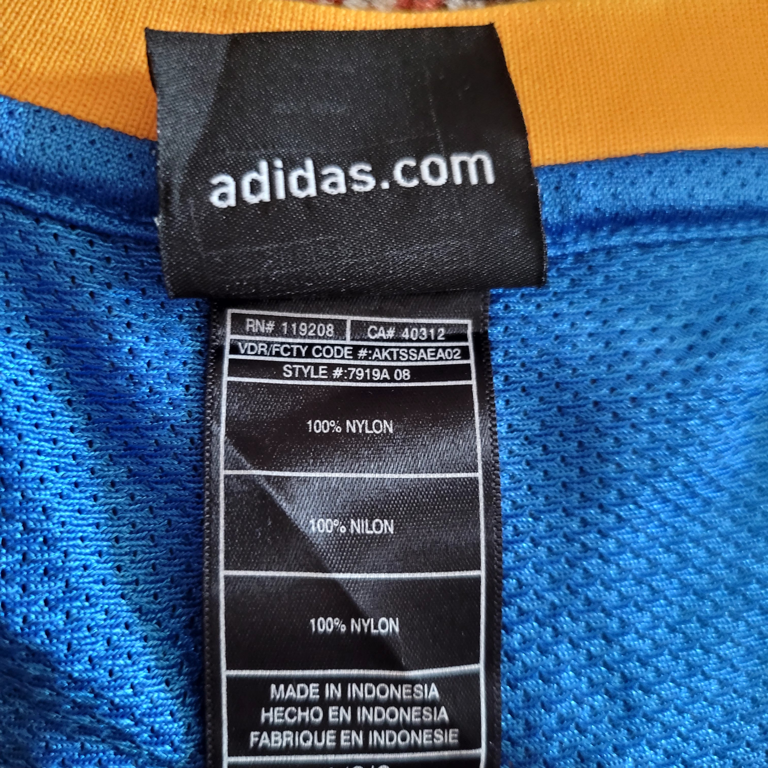 Adidas UCLA Bruins #4 Baby Bear Basketball Jersey - Blue/Gold Large - USASTARFASHION