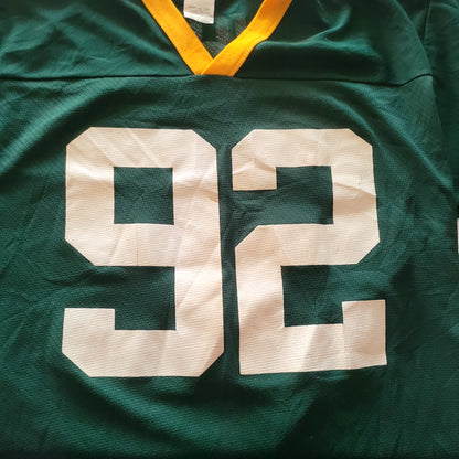 Vintage Reggie White #92 Green Bay Packers Jersey by Logo 7 - Made in USA (Size M) - USASTARFASHION