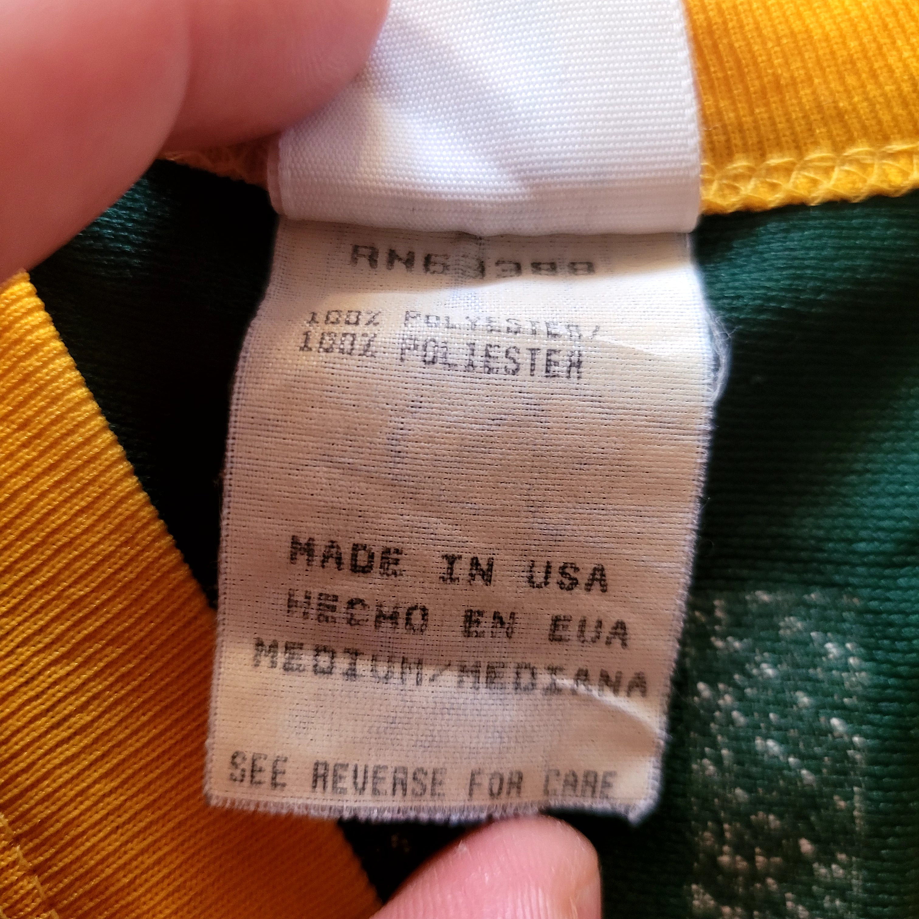 Vintage Reggie White #92 Green Bay Packers Jersey by Logo 7 - Made in USA (Size M) - USASTARFASHION