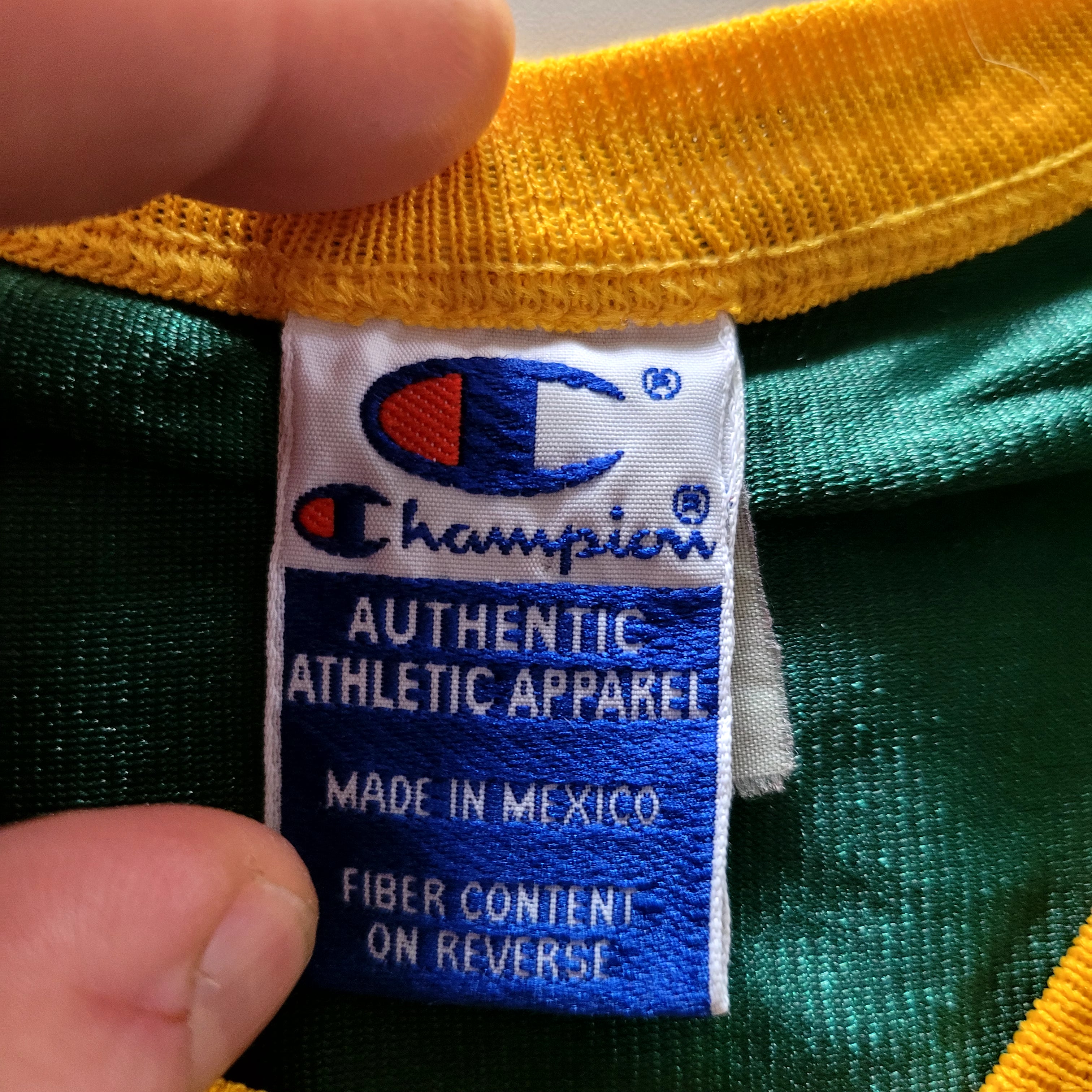 Vintage Champion Green Bay Packers #93 Gilbert Brown Jersey - Size 48 - USASTARFASHION