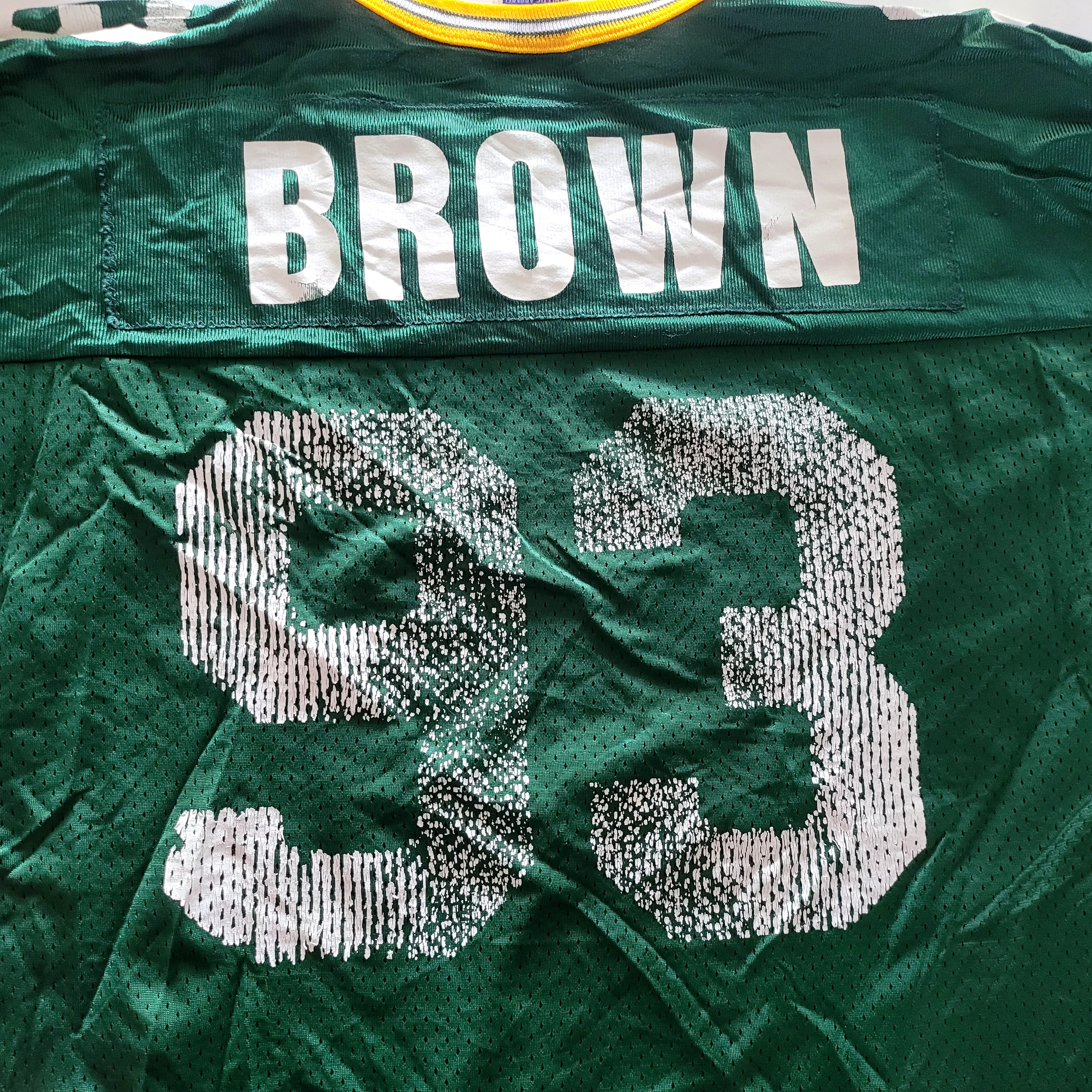 Vintage Champion Green Bay Packers #93 Gilbert Brown Jersey - Size 48 - USASTARFASHION