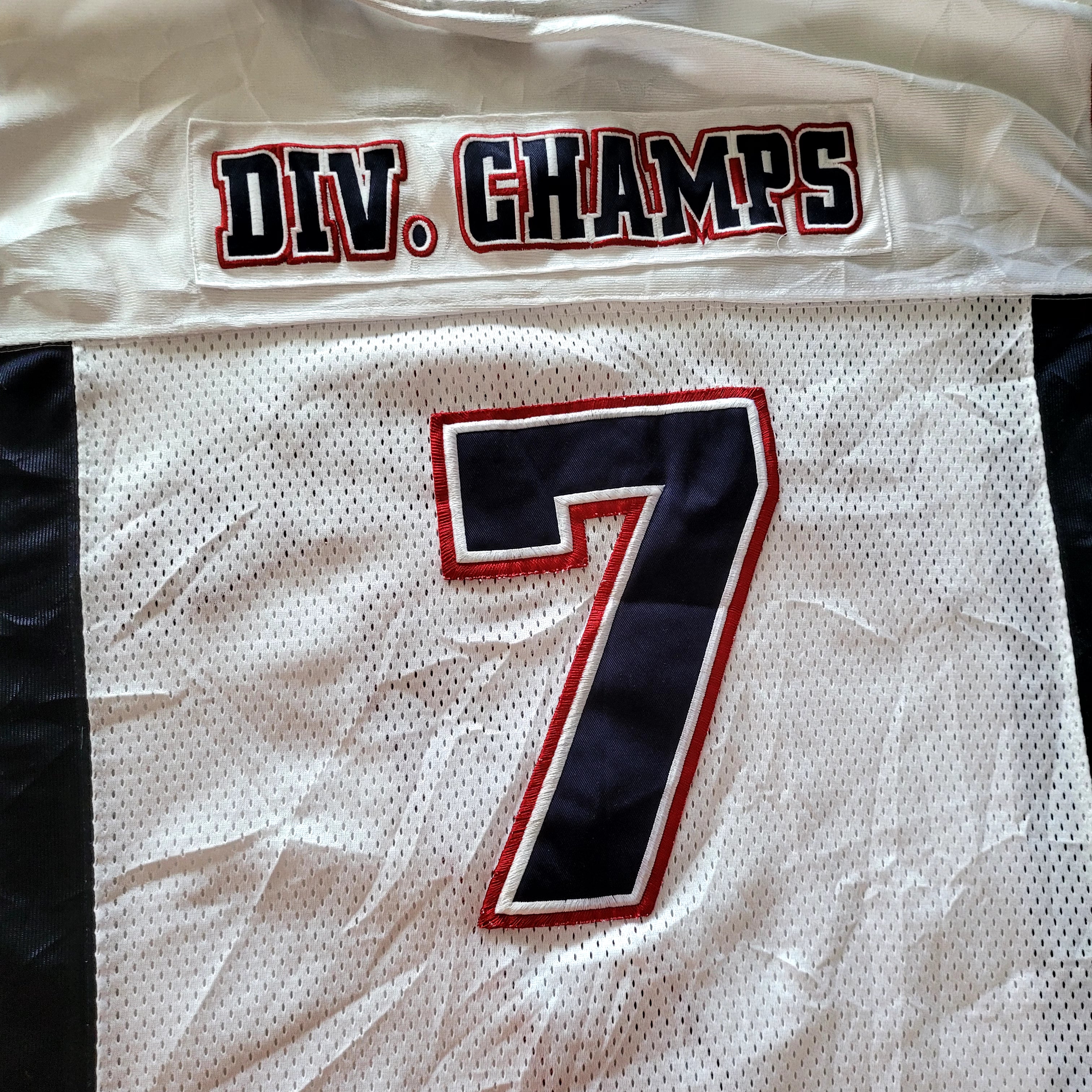 Vintage 2002-03 School of Hard Knocks Football Jersey #7 Div Champs Sz L - USASTARFASHION