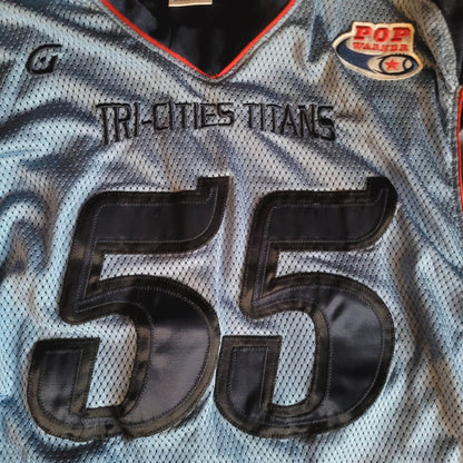 GameWear Team Sports Tri - Cities Titans 55 Jersey (Size L) - USASTARFASHION