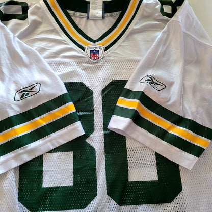 Vintage Reebok Green Bay Packers Donald Driver #80 Jersey - L - USASTARFASHION