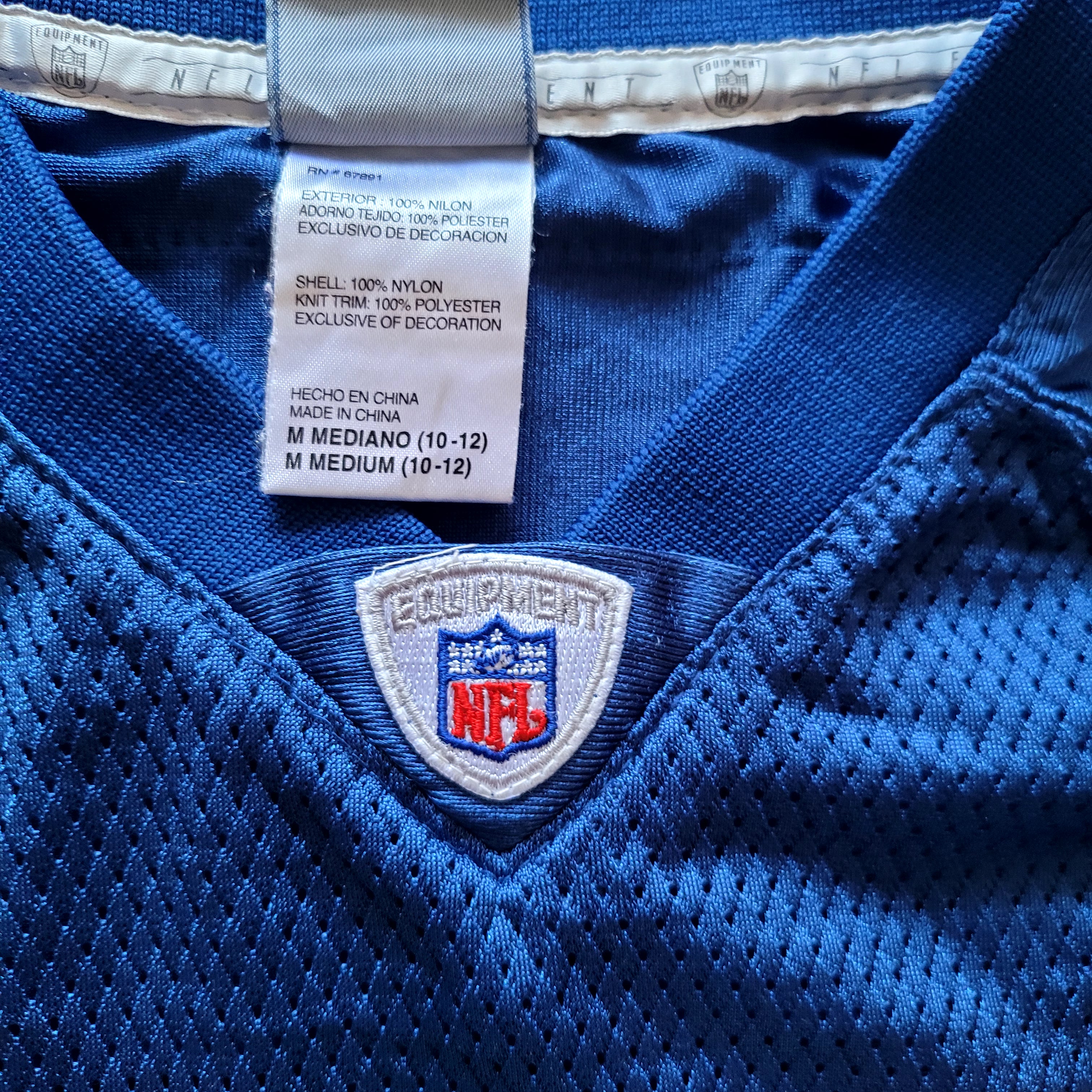 NFL Indianapolis Colts Dallas Clark #44 Jersey - Size Medium - USASTARFASHION