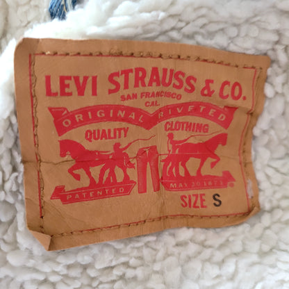 Levi’s Sherpa Trucker Jacket - Size Small - Made in USA - USASTARFASHION