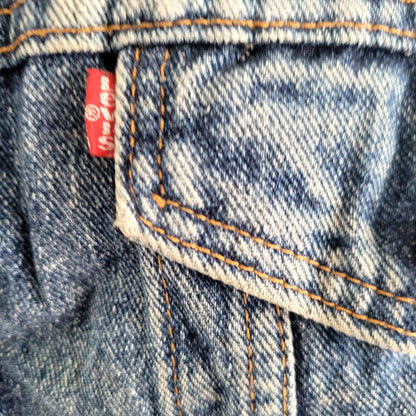 Levi’s Authentic Sherpa Denim Trucker Jacket – Size M, USA Made - USASTARFASHION