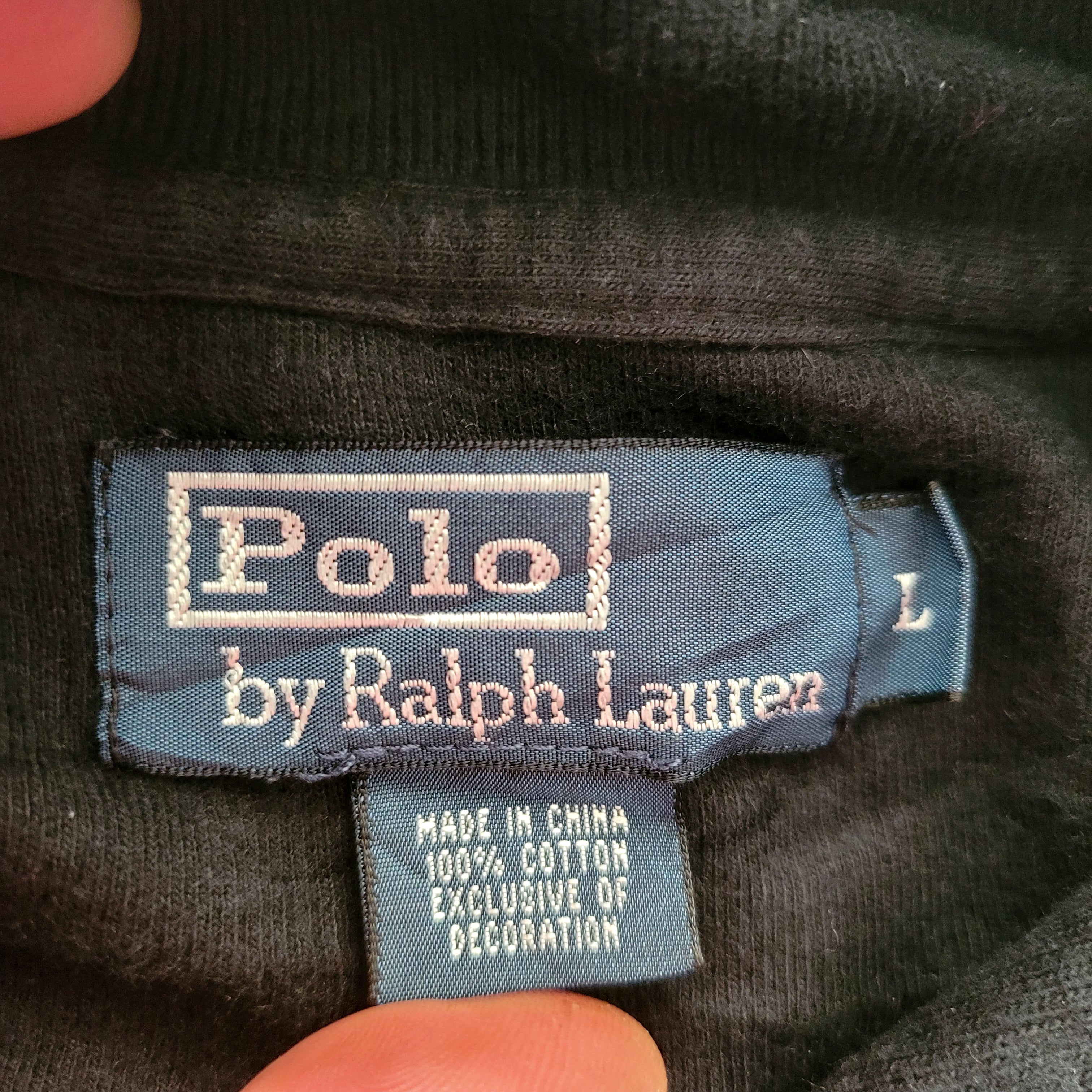 Polo Ralph Lauren Shawl Collar Sweatshirt – Navy, Size L - USASTARFASHION