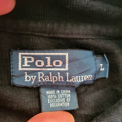 Polo Ralph Lauren Shawl Collar Sweatshirt – Navy, Size L - USASTARFASHION