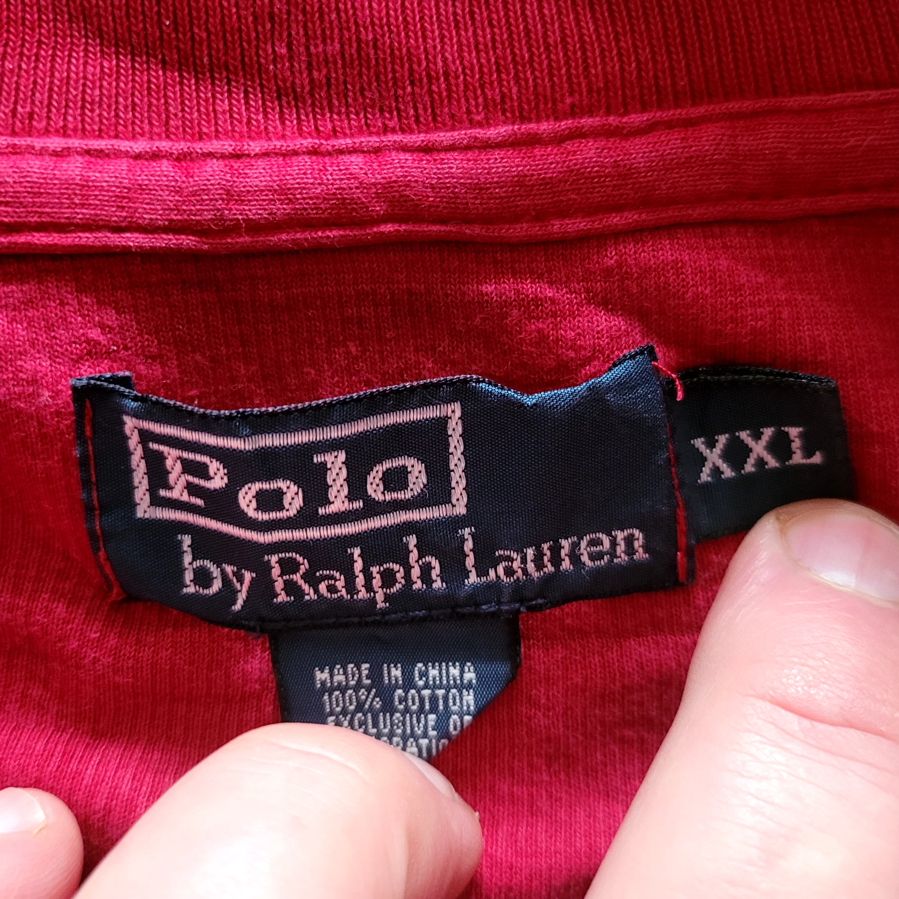 Polo Ralph Lauren Shawl Collar Pullover – Red, Size XXL - USASTARFASHION