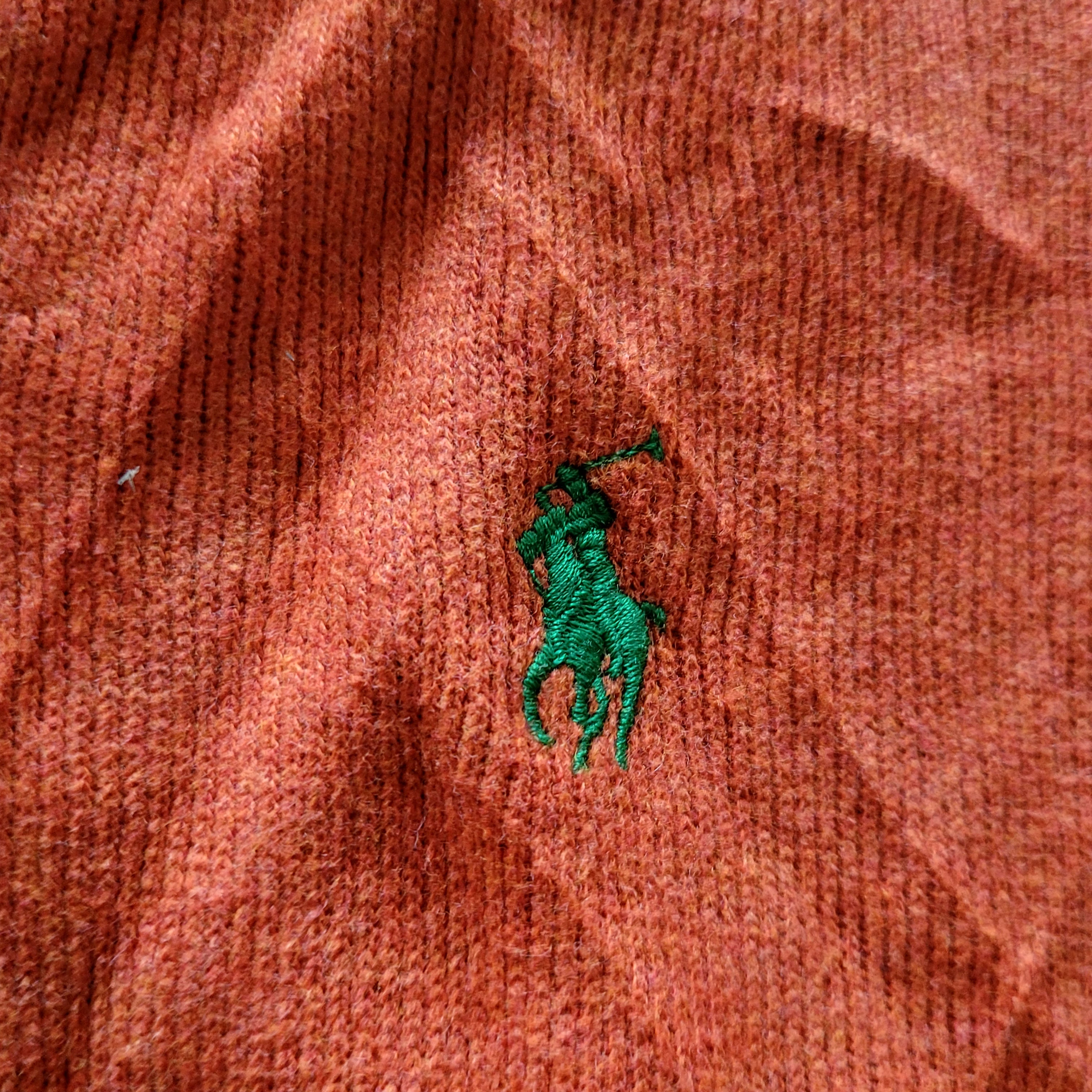 Vintage Polo Ralph Lauren Shawl Sweatshirt – Orange, M - USASTARFASHION