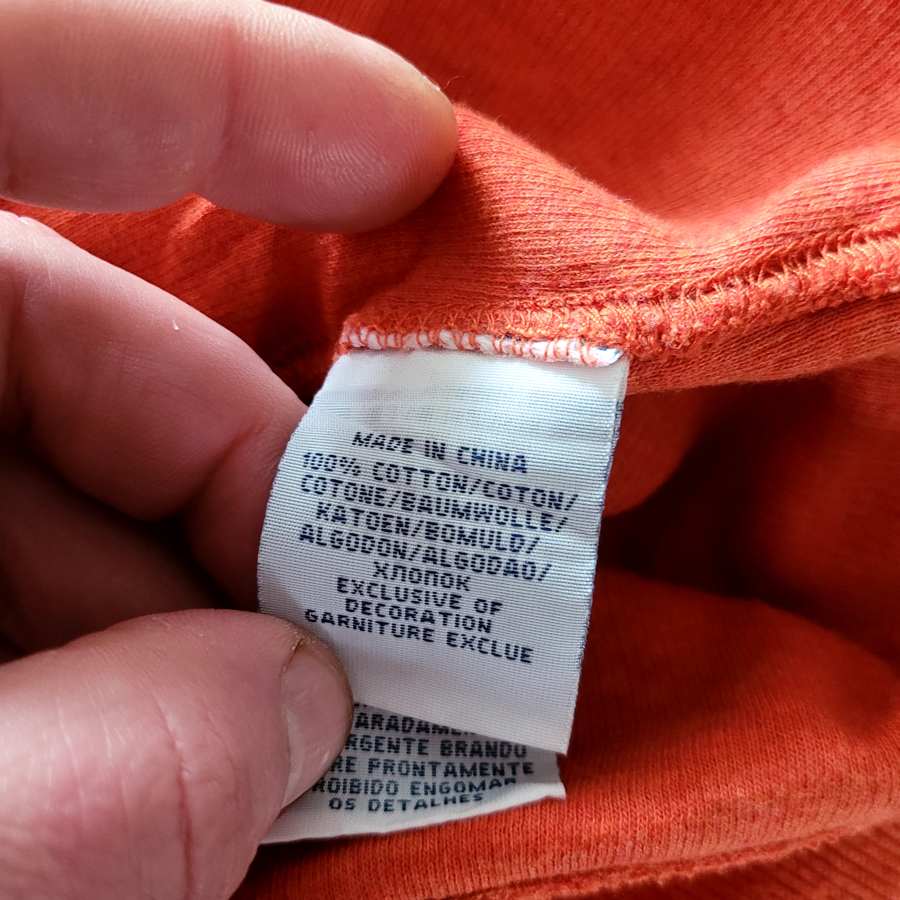 Vintage Polo Ralph Lauren Shawl Sweatshirt – Orange, M - USASTARFASHION