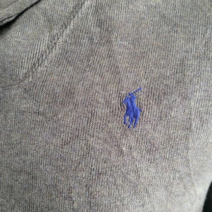 Vintage Polo Ralph Lauren Shawl Sweatshirt – Olive, Size M - USASTARFASHION