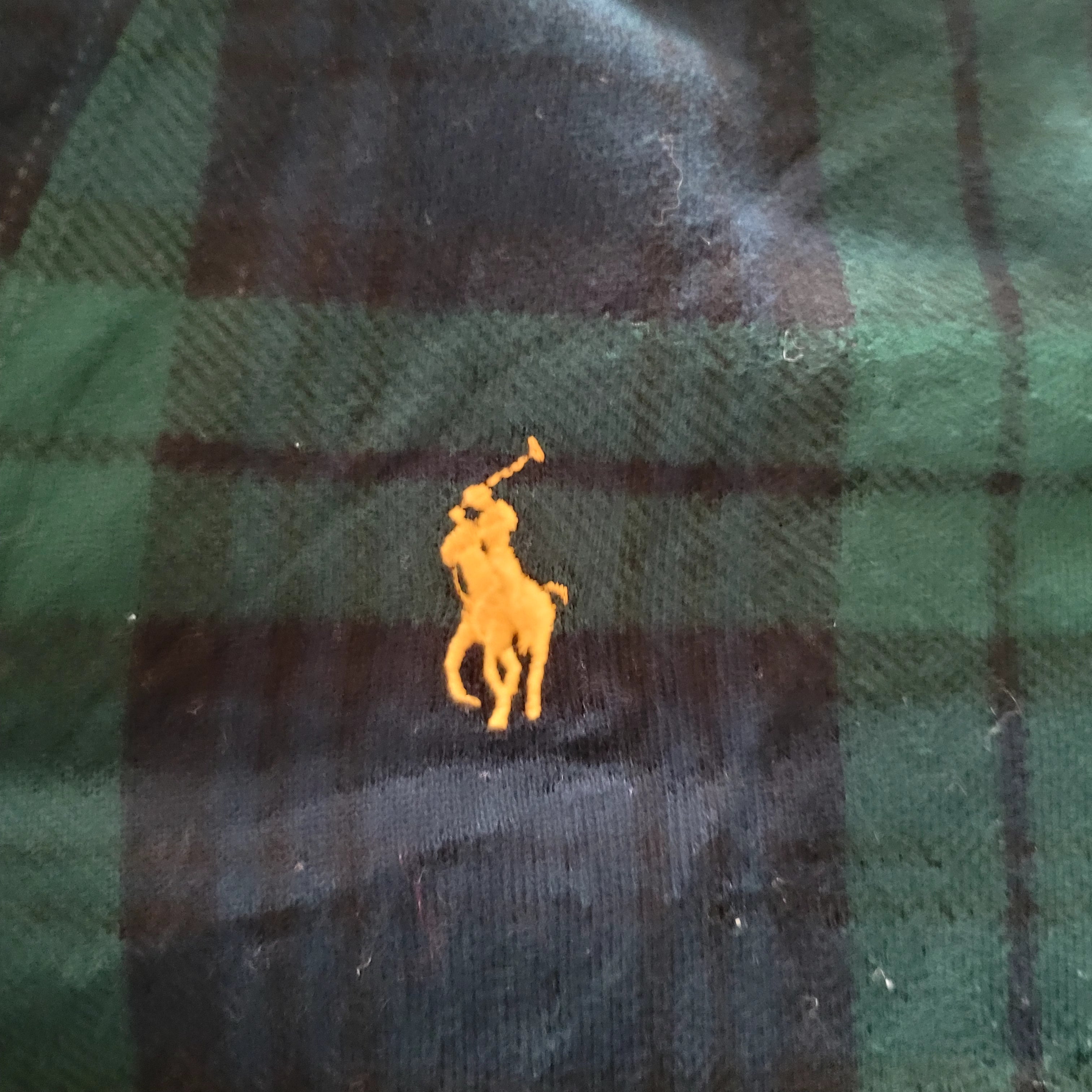Vintage Polo Ralph Lauren Shawl Sweatshirt – Tartan Green M - USASTARFASHION