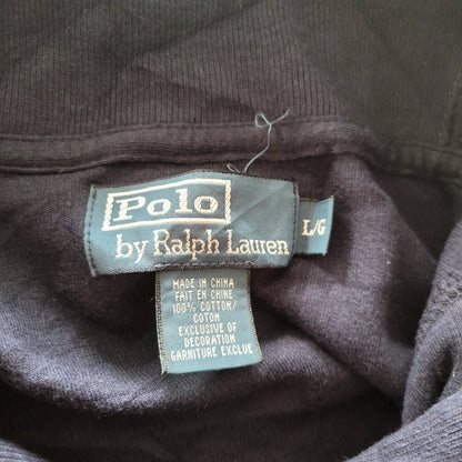 Vintage Polo Ralph Lauren Navy Shawl Pullover – Size L/G - USASTARFASHION