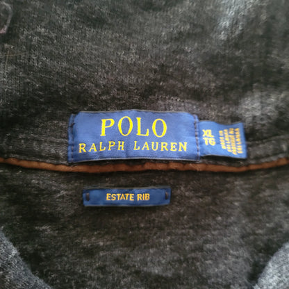 Vintage Polo Ralph Lauren Estate Rib Sweatshirt – Grey, Size S - USASTARFASHION