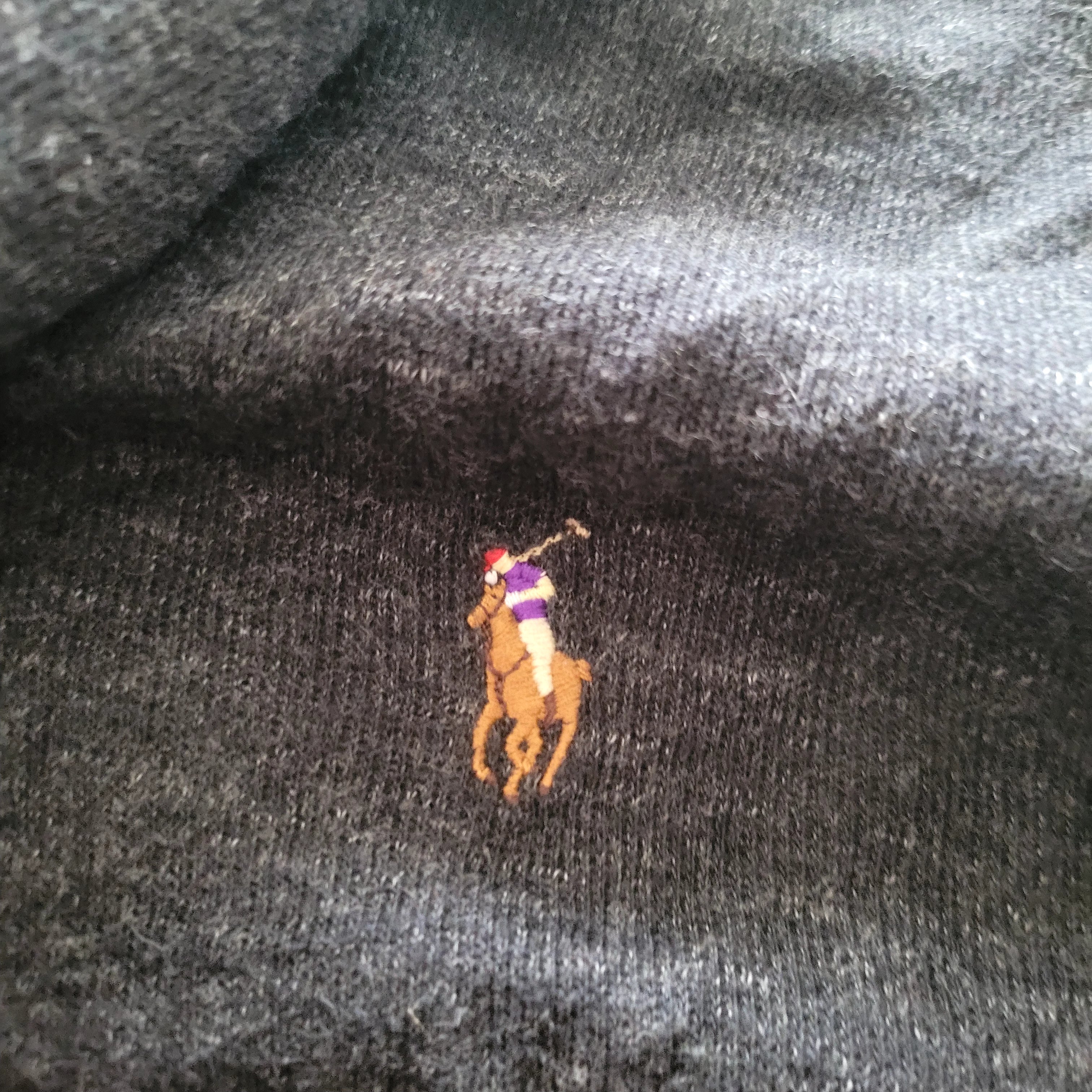 Vintage Polo Ralph Lauren Estate Rib Sweatshirt – Grey, Size S - USASTARFASHION