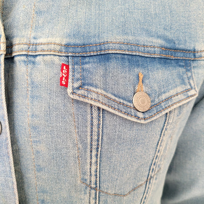Vintage Levi’s Sherpa Denim Trucker Jacket – Light Wash, 1X - USASTARFASHION