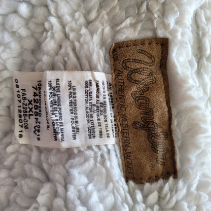 Vintage Wrangler Sherpa Lined Western Denim Jacket – XXL - USASTARFASHION