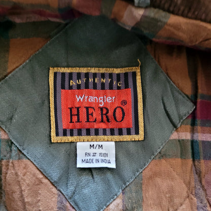 Vintage Wrangler Hero Green Field Jacket – Size M - USASTARFASHION