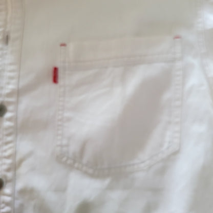 Levi’s White Authentic Western Shirt – Size M - USASTARFASHION