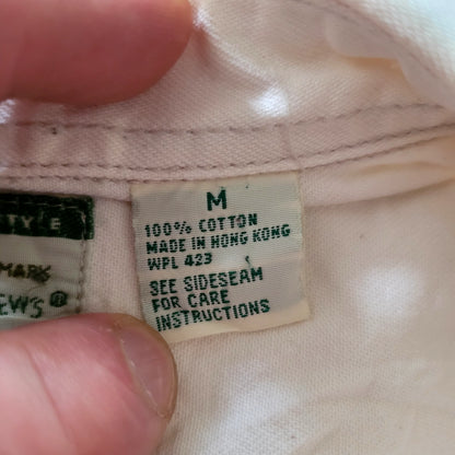 Levi’s White Authentic Western Shirt – Size M - USASTARFASHION