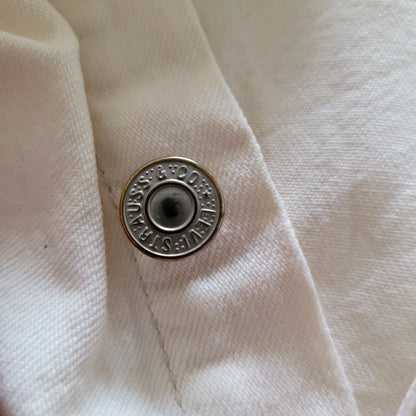Levi’s White Authentic Western Shirt – Size M - USASTARFASHION