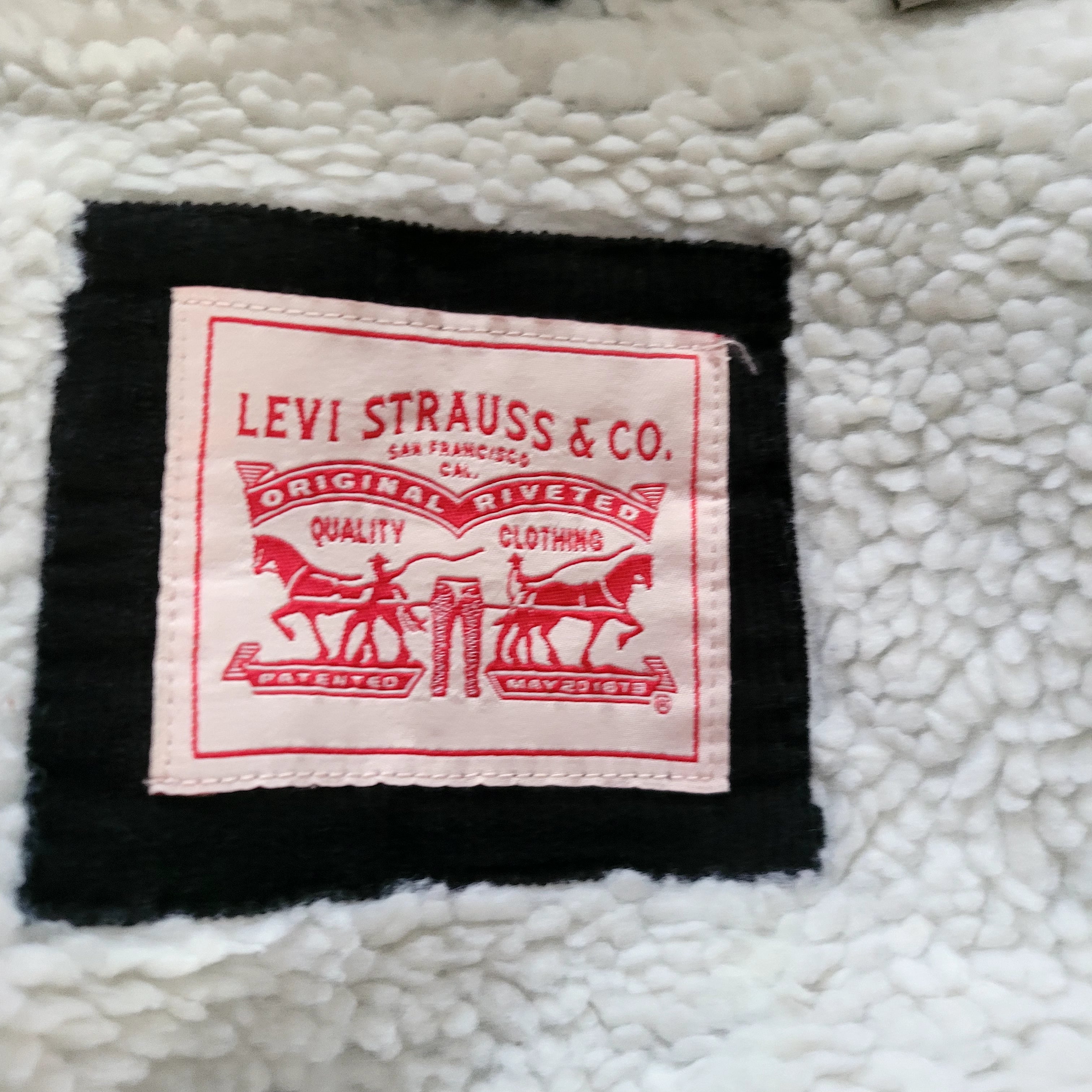 Levi’s Sherpa Lined Black Corduroy Hooded Jacket – Size XS - USASTARFASHION