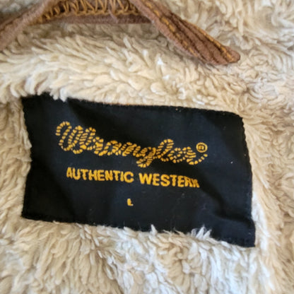 Wrangler Western Sherpa Corduroy Jacket – Size L - USASTARFASHION