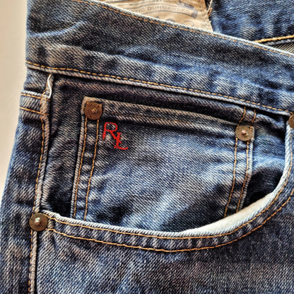 Polo Ralph Lauren Varick Slim Straight Jeans - Size 36x30 - USASTARFASHION