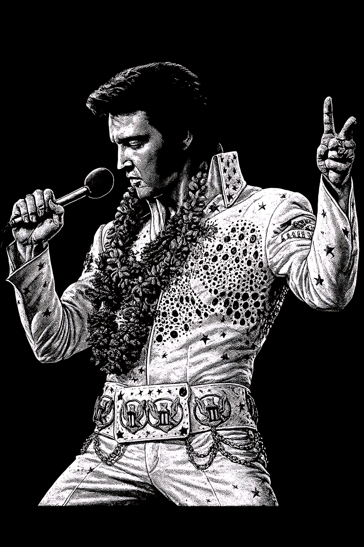 Use:  Rock Legends DTF Halftone Design Pack – A3 – 300 DPI – Ready to Print