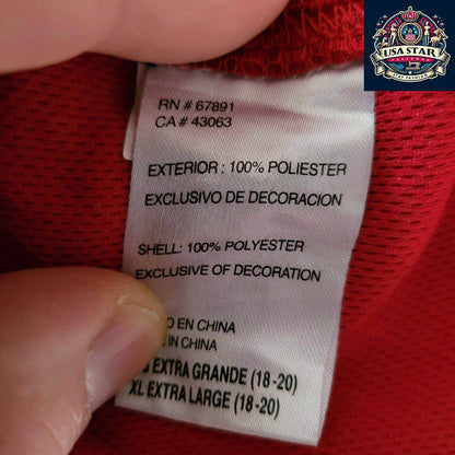 49ers Jersey Youth XL Red 7 Kaepernick - Durable, Comfortable, Official NFL Merchandise - USASTARFASHION