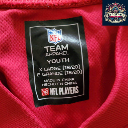 49ers Jersey Youth XL Red 7 Kaepernick - Durable, Comfortable, Official NFL Merchandise - USASTARFASHION