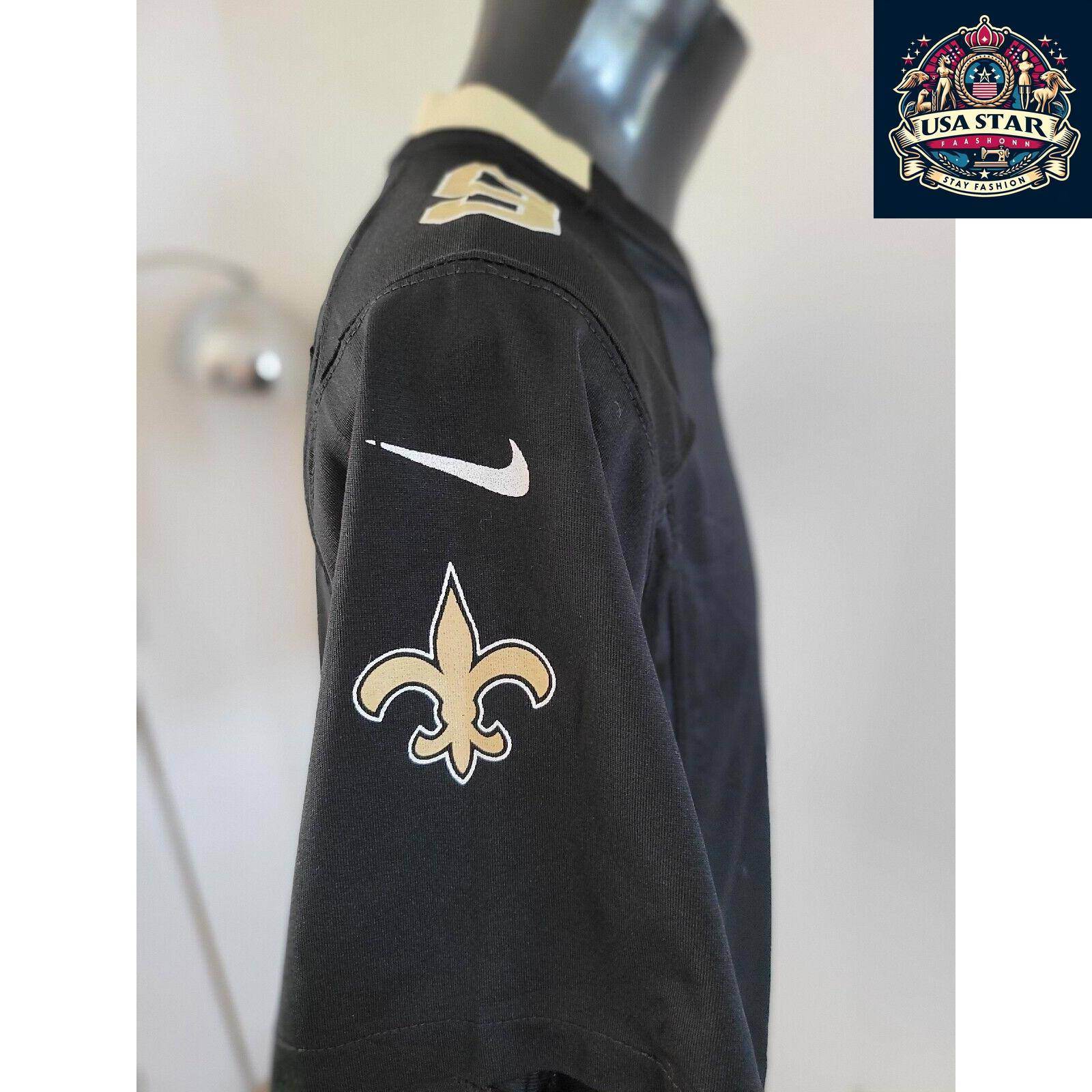 Drew Brees 9 New Orleans Saints Youth Jersey Shirt in Brown – Nike Durable Activewear for Kids - USASTARFASHION