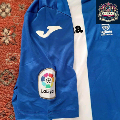Official Leganés Football Shirt Size M - New With Tags, Premium Joma Fabric, LaLiga Design - USASTARFASHION