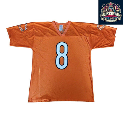 Chicago Bears Jersey Rex Grossman #8 - Size L, 100% Polyester, Authentic Reebok Merchandise - USASTARFASHION