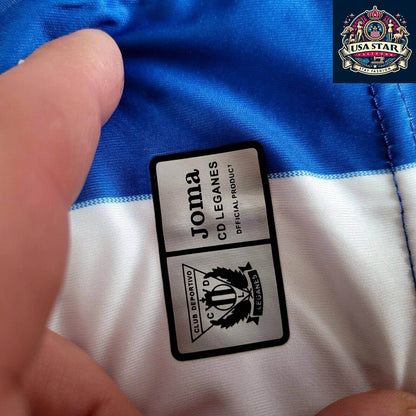 Official Leganés Football Shirt Size M - New With Tags, Premium Joma Fabric, LaLiga Design - USASTARFASHION
