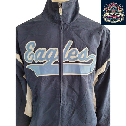 Majestic Eagles Jacket XL - Cozy Full-Zip with Therma Base Technology and Spacious Pockets - USASTARFASHION