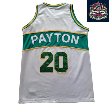 Mitchell Ness Gary Payton Jersey 20 Seattle SuperSonics 1983 - 94 Size 54 Made in USA - USASTARFASHION