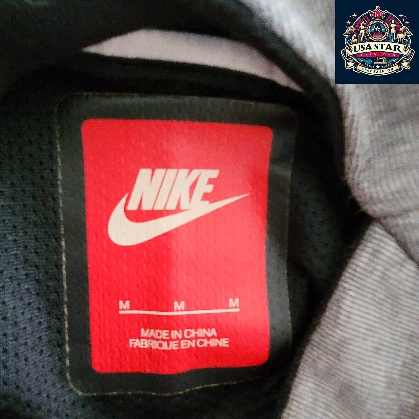 Nike Men's Hoodie - Medium Grey Pullover With Iconic Logo, Comfortable Fit & Urban Style - USASTARFASHION