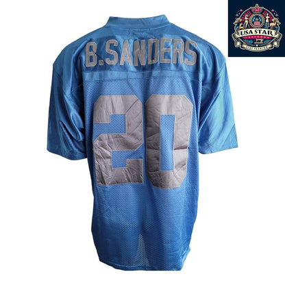 Mitchell & Ness NFL Detroit Lions Barry Sanders Jersey #20 Throwback 1994 Sz 52 XL - USASTARFASHION