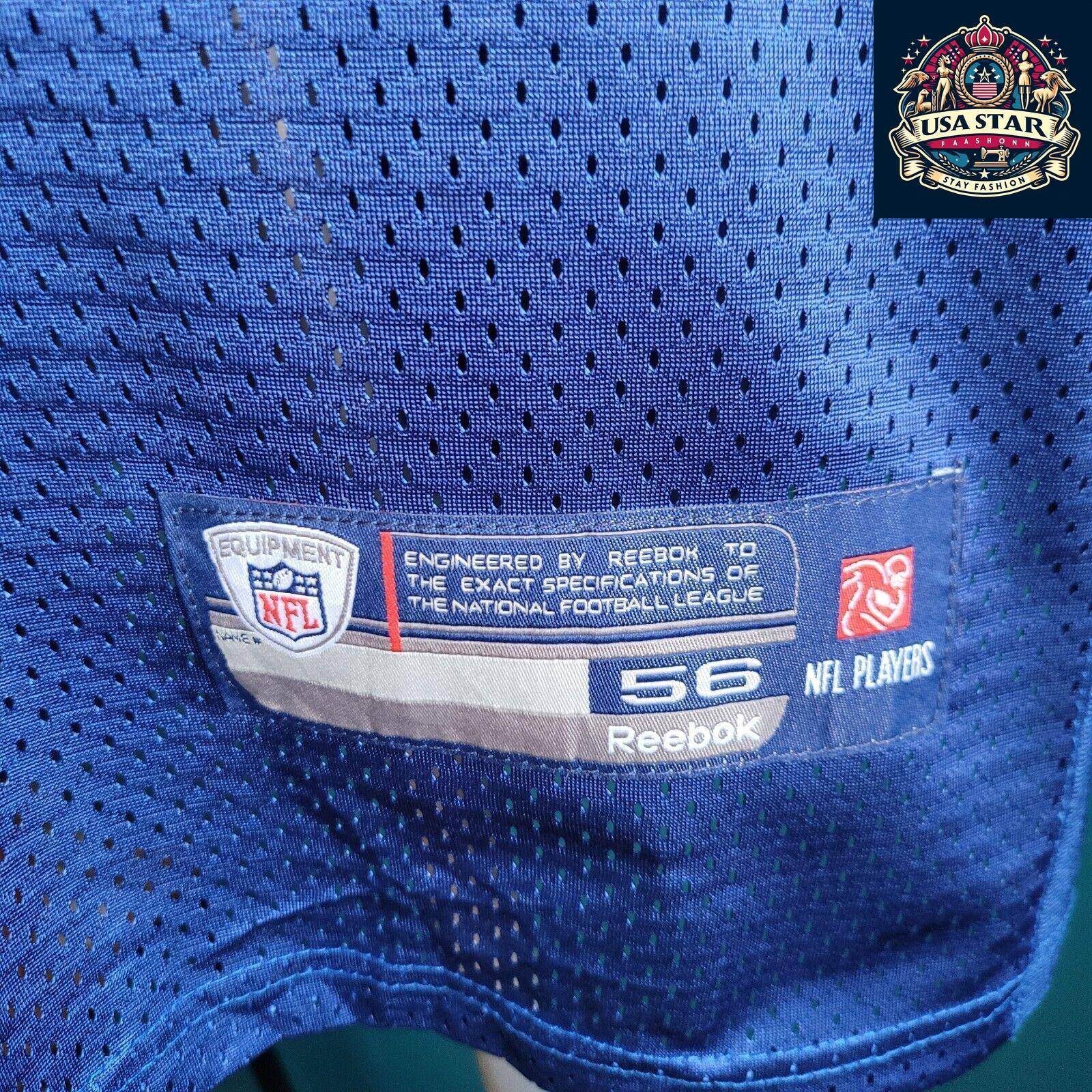 New York Giants Pierre-Paul 90 Stitched XXL Reebok Jersey - Authentic NFL Team Apparel - USASTARFASHION