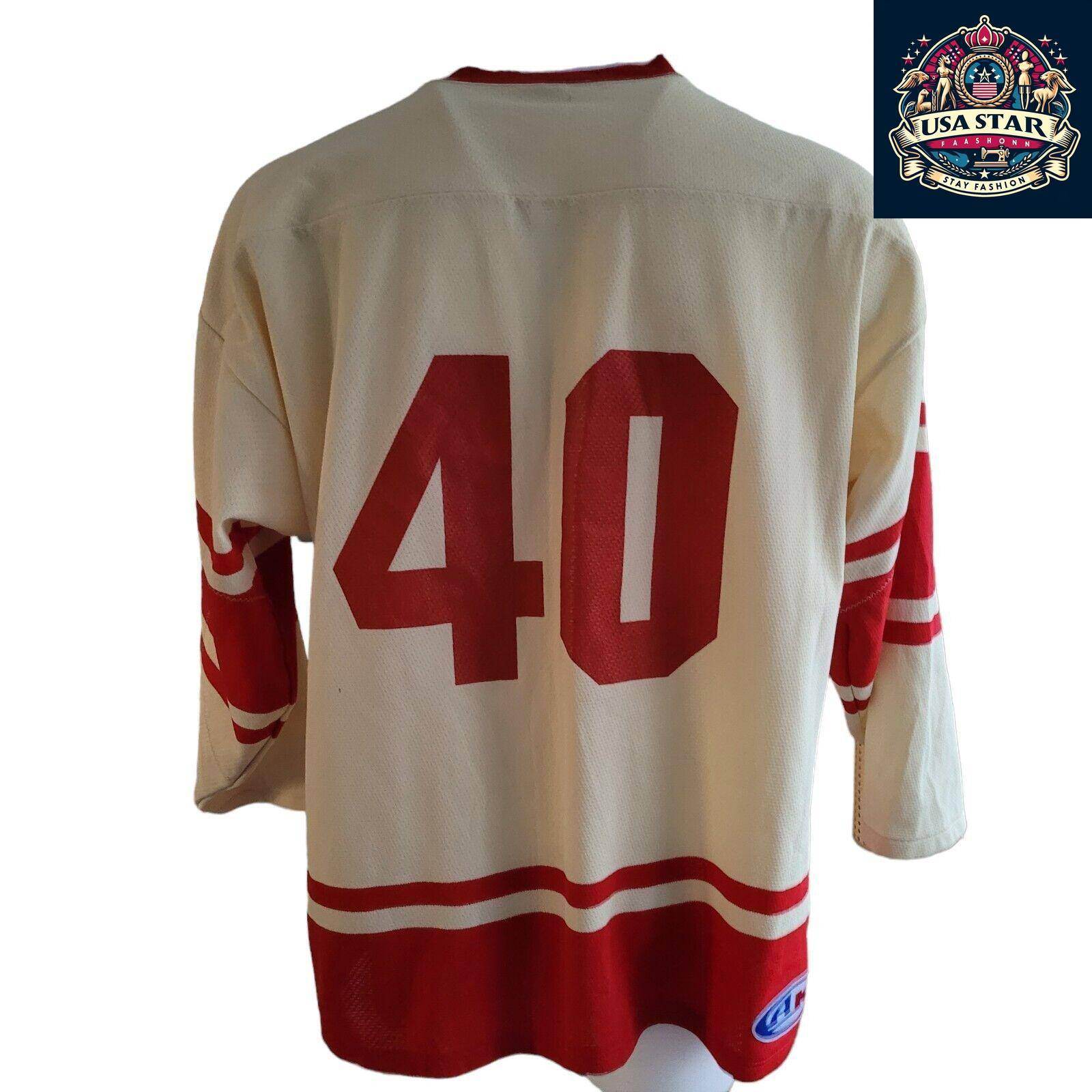 Men's XL Menace Sport Jersey #40 - Comfortable, Durable Fit for Hockey Fans - USASTARFASHION
