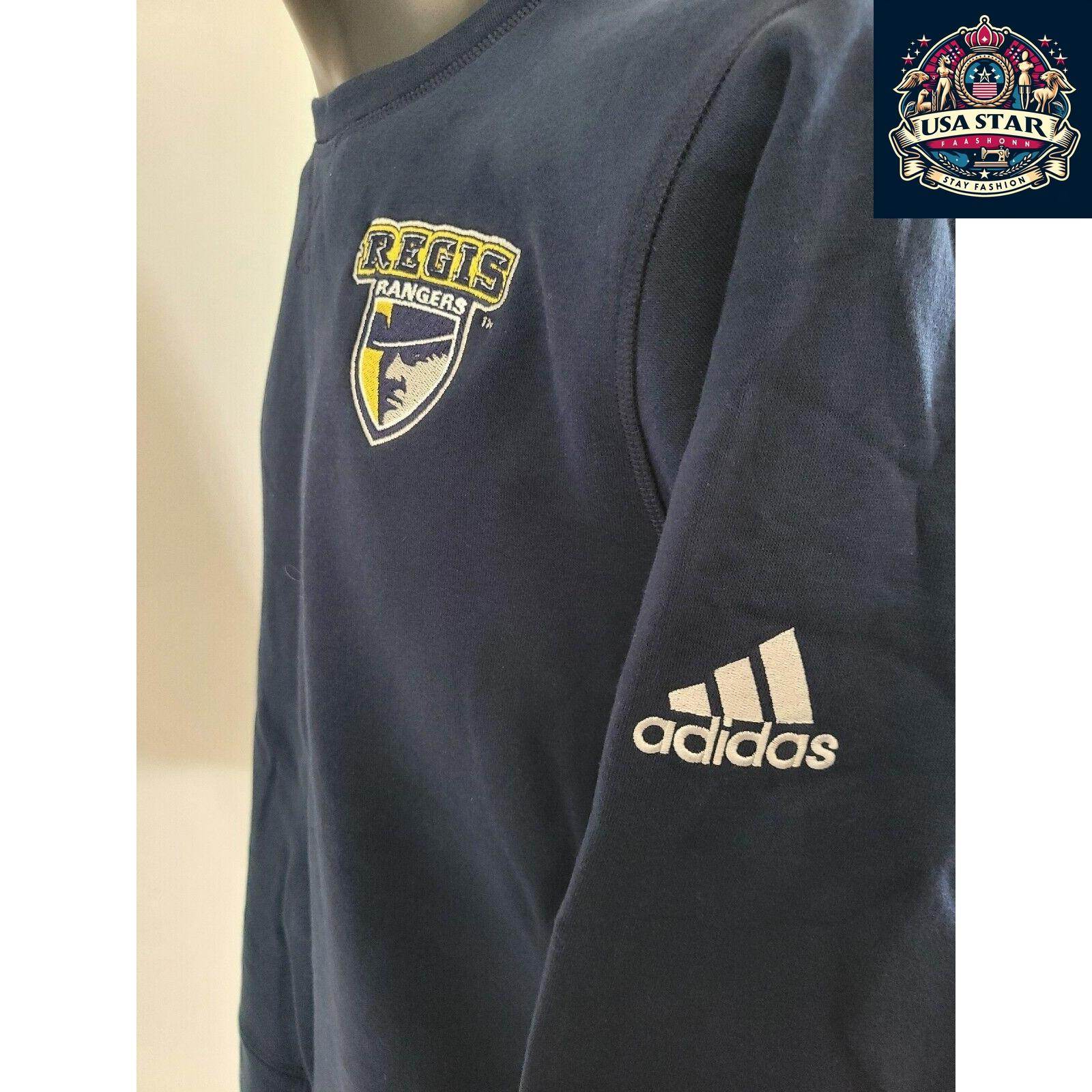 Adidas Rangers Regis Vintage Sweatshirt Sz S - Classic Crew Neck, Sporty Style, Grade A Condition - USASTARFASHION