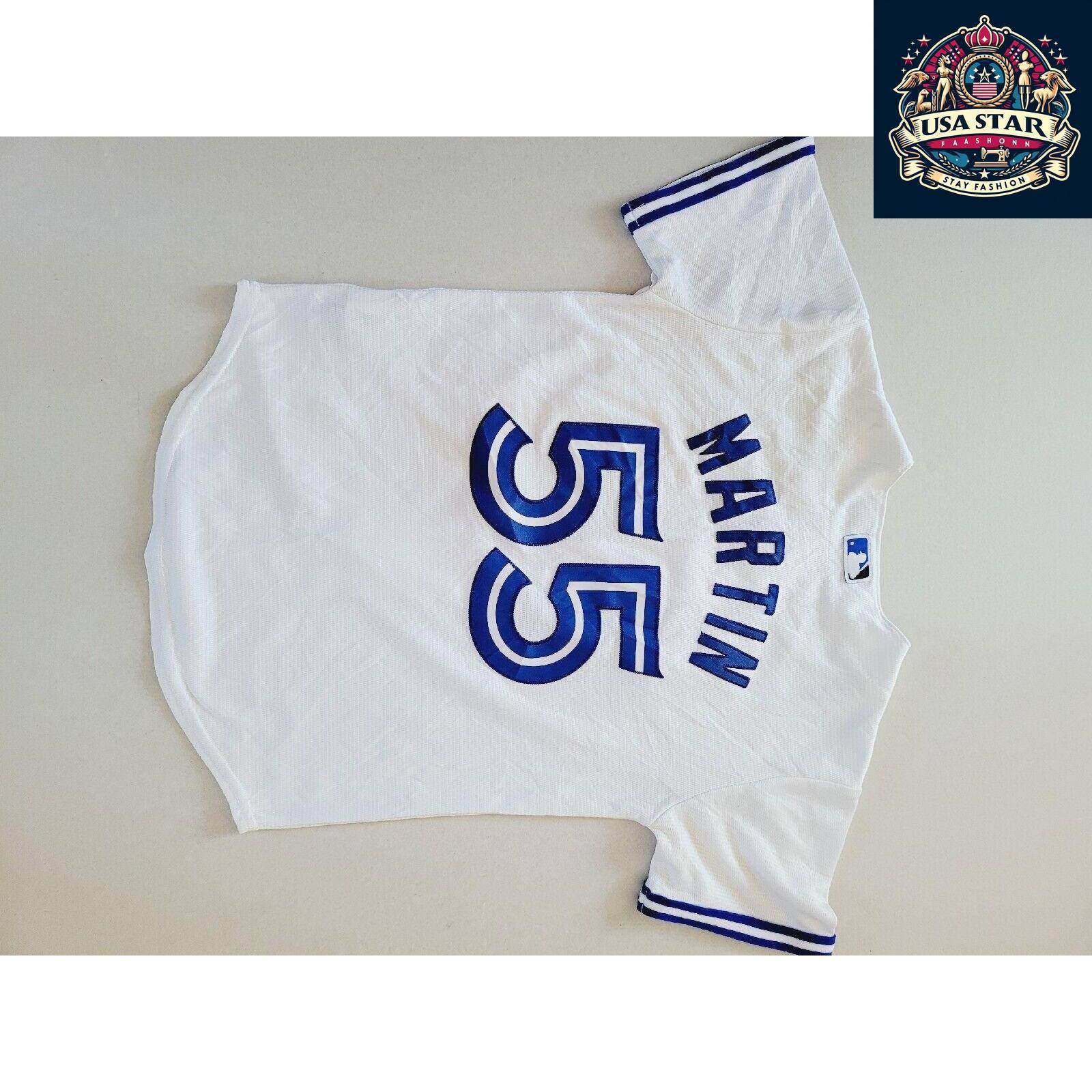 Majestic Vintage Toronto Blue Jays Youth Jersey Martin #55 - Classic Design, Comfortable Fit - USASTARFASHION